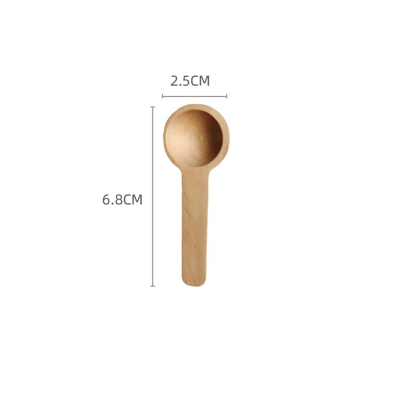 Wholesale Factory Small Wood Bath Salt Spoon Teaspoon Spice Spoons Natural Mini Wooden Spoons for Kitchen Honey Jam Sugar Coffee