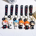 Creative Cartoon Car Bag Soft Rubber Pendant Key Chain Accessories Thousand Year Blood War Bleach Anime Keychain