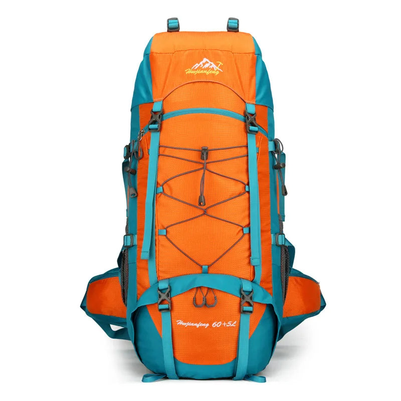 Hiking Backpack with Rain Cover 60L Large Rucksack for Men Women Waterproof Lightweight Daypack for Camping Trekking Travel