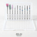 Remove Your Polish Diamonds Nail Drill Bits Set Wholesale Nail Drill Machine Professional Carbide Tungsten Silver Gold White