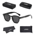 2024 Sun Glasses Wholesale Cheap Classic Colorful Designer Plastic Frame Custom Women Retro Round Sunglasses Men