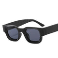 Vintage Brand Designer Classic Punk Rectangle Unisex Sunglasses Small Recessed Frame Eyewear