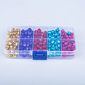Box Christmas Metal Colorful Bells One Word Copper Bell Round Bell DIY Material Vacuum Ornament Accessories