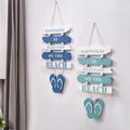 Creative slippers Letter bar Connected to Two-sided Brands of Ocean Style Home Decoration Wooden Crafts