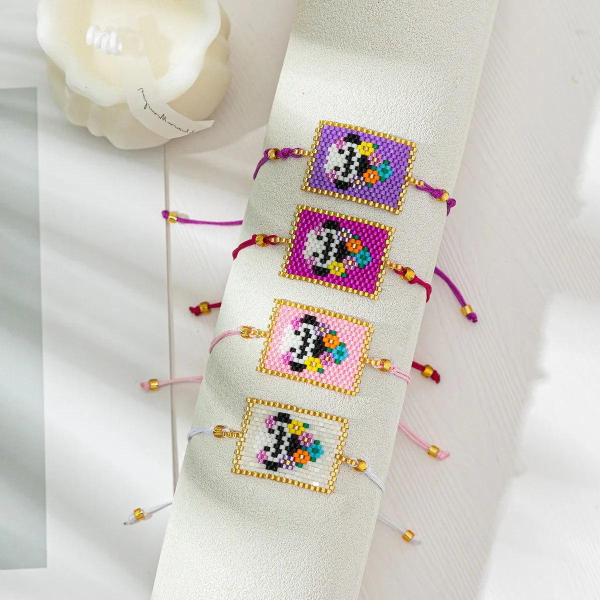 In Stock Bohemia Miyuki Beaded Bracelet Handmade Charm Strand Adjustable Men and Women Bracelet Jewelry