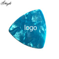 Custom Logo Guitar Picks Mixed Color Celluloid Nylon Delrin 0.46 0.71 0.81 0.88 1.0 1.2 MM Picks for Stringed Instruments