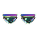 New Custom Rainbow Metal Alloy Swivel Luggage Hardware Twist Box Turn Locks Closure Buckle for Leather Handbags Purse