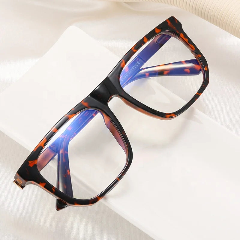 Jiuling Eyewear High End Tr90 Frame Anti Blue Light Lens Eyeglasses Custom Designer Glass Rectangle Mens Glasses Frame Eyeglass