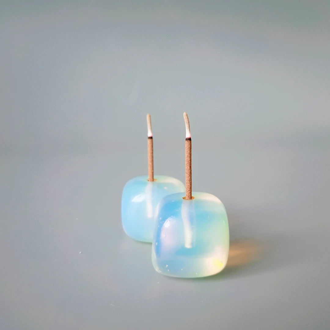 Crystal DIY China wholesale crystal opalite Incense Holder handmade
