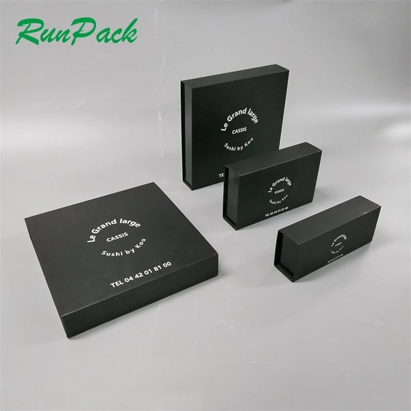 Customized Cardboard Magnetic Foldable Gift Box Elegant Embossing Finish Matt Lamination for Eye Creams Shopping Packaging