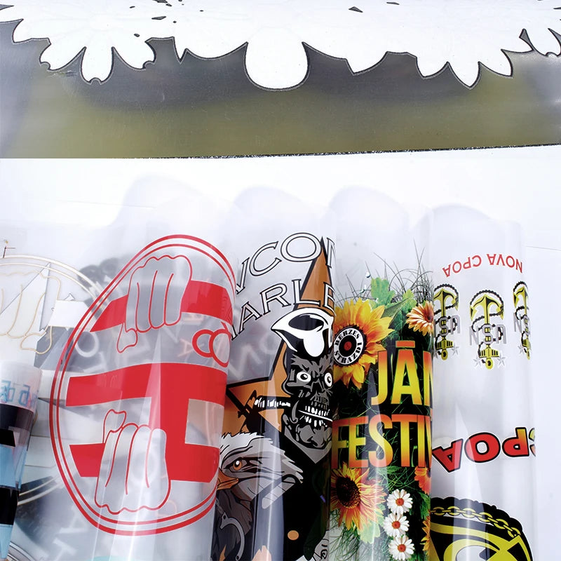 Shenzhen Uniflying Apparels Workshop Vinyl Designs Heat Transfer Printing on t Shirt