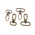 Nolvo World 19-25-30-38mm Metal Buckle Bag Clasps Lobster Swivel Trigger Clips Snap Hook for Handbag Parts