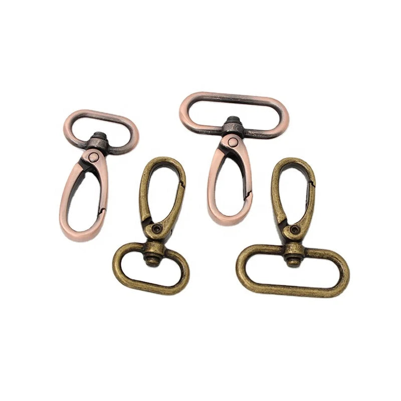 Nolvo World 19-25-30-38mm Metal Buckle Bag Clasps Lobster Swivel Trigger Clips Snap Hook for Handbag Parts