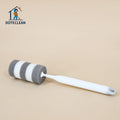2025 New Two-Color Cylindrical Shape Sponge Cup Brush with Long Handle PP Material for Bottle Cleaning and Stain Removal