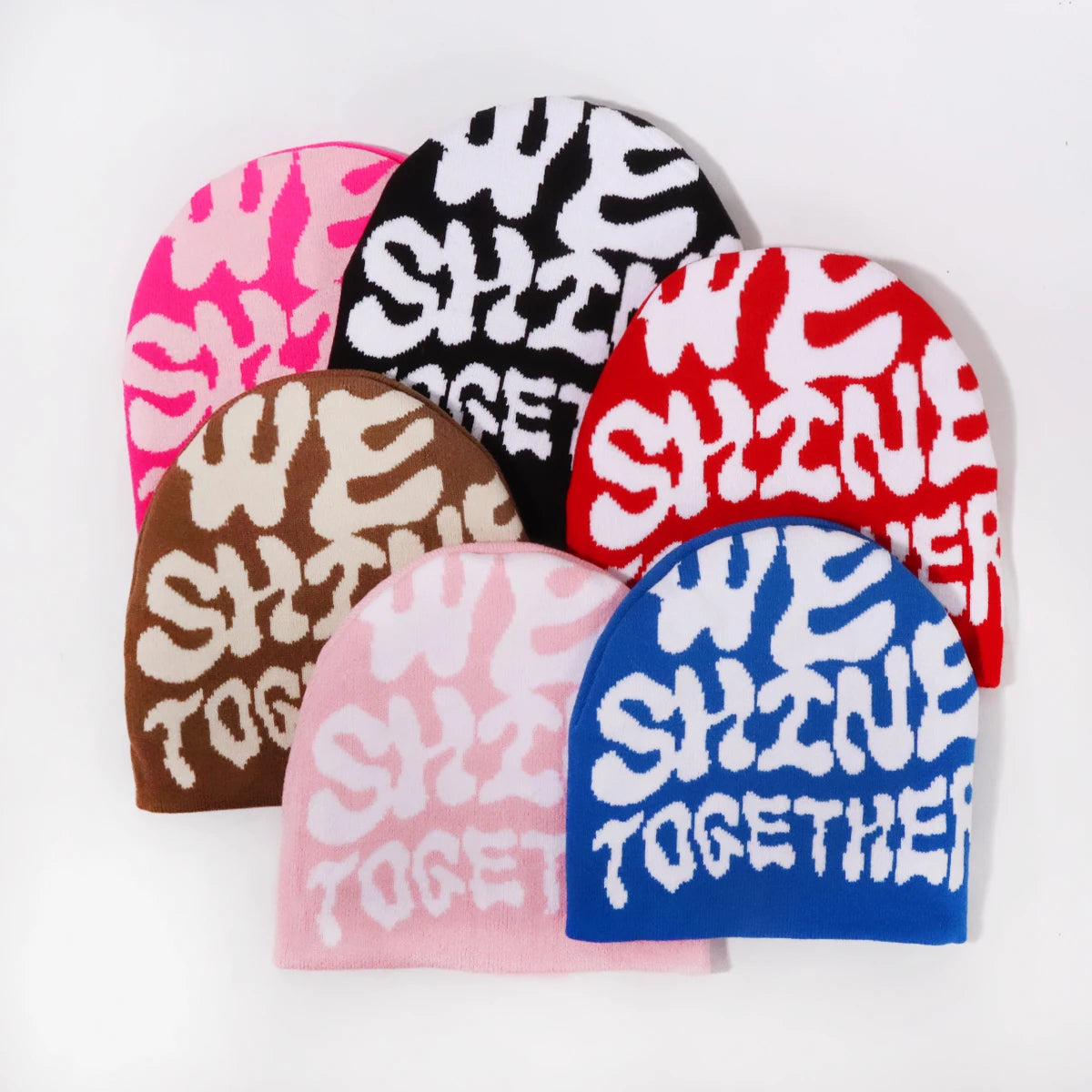 Unisex Acrylic Jacquard Winter Cap 3D Embroidery Custom OEM Logo Warm Skull Knitted Sports Ski Beanie for Travel We Shine