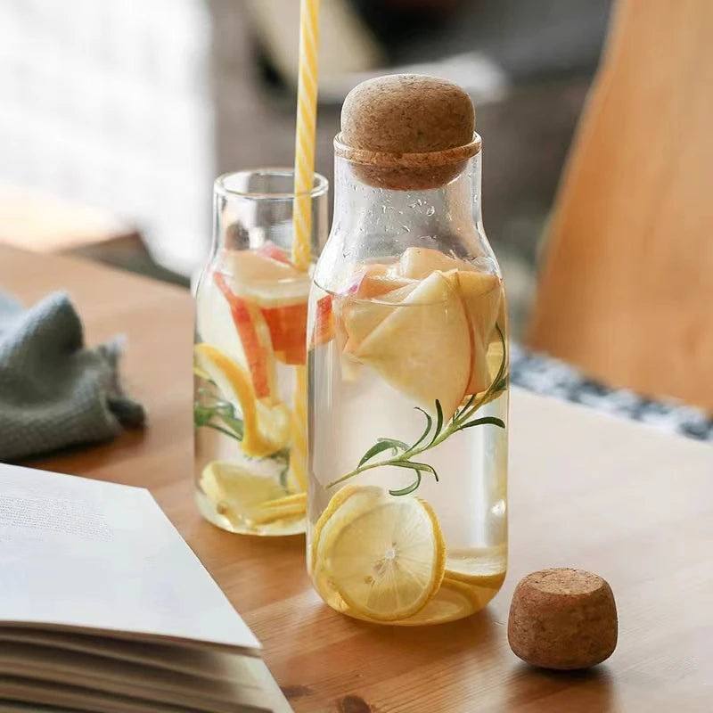 Transparent Eco-Friendly Glass Storage Jars with Lids for Home Kitchen Spice Coffee Tea & Candy-Classic Design Portable