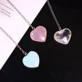 Wholesale High Quality Natural clear Rose Quartz Amethyst Crystal Hearts Tea Infuser Strainer