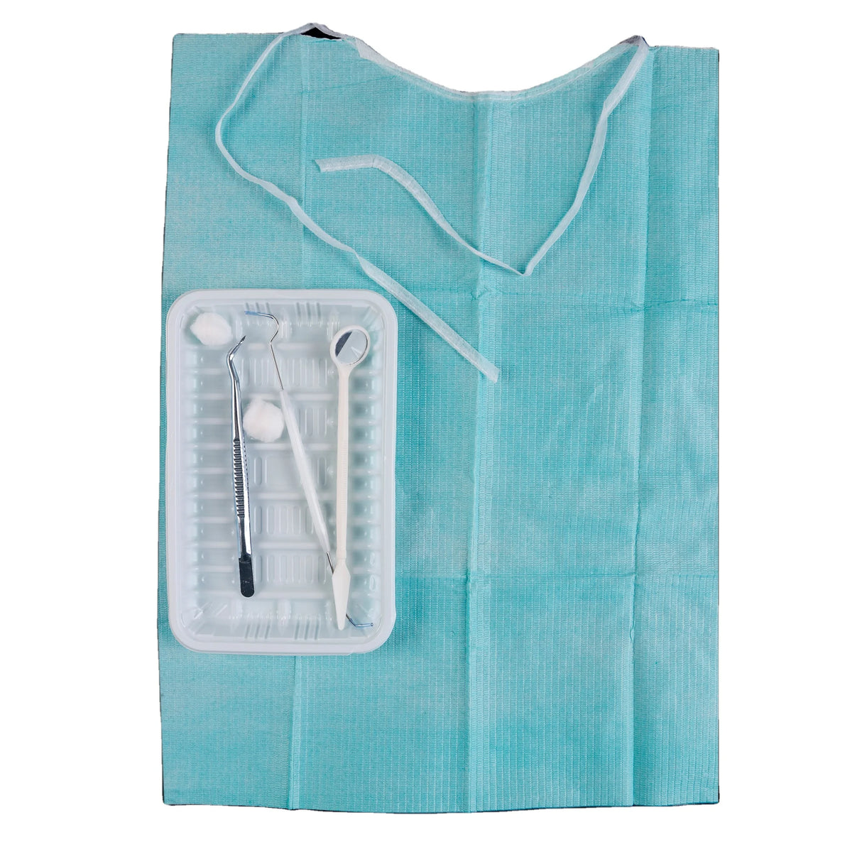 Wholesale CLDT Brand Model CLDT1101 Dentist Surgical Hospital Oral Hygiene Kit Multi-Purpose Dental Bibs Cotton Balls Tools for