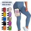 Holographic Women Thigh Bag for Carnival Laser Leather Leg Bags Double Line Strap Adjustable Straps Phone Bag for Carnival