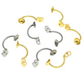 Ear Wire Hooks Earring Findings Accessories Stainless Steel Ear Hook for DIY Jewelry Making