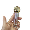 Factory Supply Good Quality 10ml Crimp Neck Colorful Ball Cap  Fine Mist Empty Perfume Glass High-End Spray Bottle