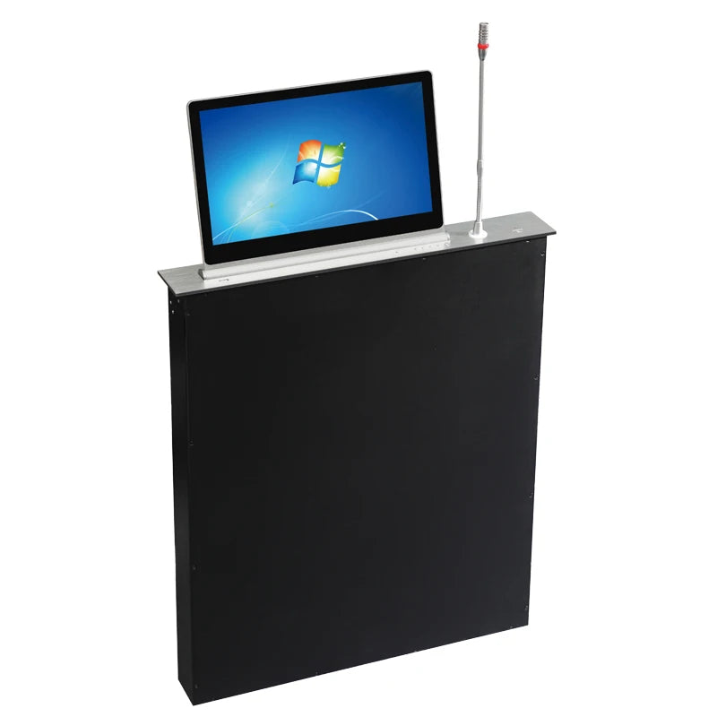 Pop up Lcd Lift Audio Conference System Double Screen Computer Video Paperless LCD Monitor Voting Feature Video Conferences