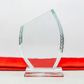 PuJiang Wholesale K9 Crystal Award 3d Laser Engraving or Uv Printing Crystal Trophy Glass Plaque Crystal Award