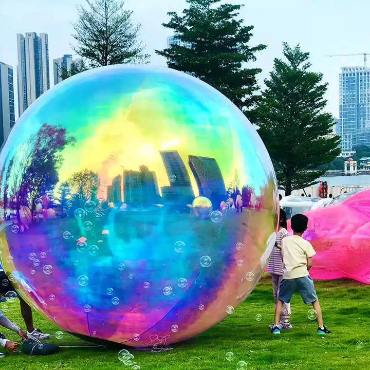 Giant PVC Floating Balloon Esferas Inflables Gigantes for Large Event Decoration Inflatable Mirror Ball