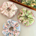 Korea Colorful Women Hair Accessories Little Bear Sweet Tender Ponytail Terry Cloth Elastic Hair Scrunchies for Girl
