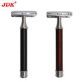 Best Classic Black Wood Handle Facial Hair Removal Shaving Double Edge Blade Metal Barber Shaver Razor