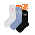 FREE DESIGN & MOCKUP Design Your Own Crew Socks Customize Mens Socks Custom logo Socks for Men