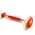 DIY Wholesale Best Carving Heart Facial Selling Tools Set Red jasper Roller for Face
