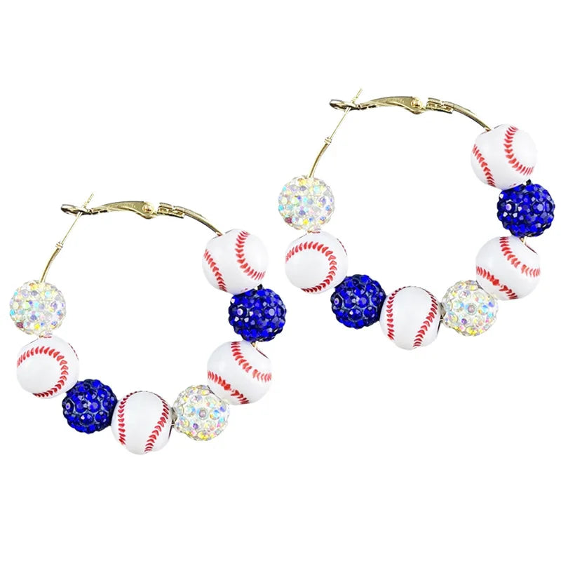 Baseball Earrings for Women - Baseball Jewelry for Mom - Baseball Mom Accessories