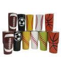wholesale sports 20 oz 30 oz Double Wall Insulated Personalized Travel Mug with Lid Stainless Steel Baseball Tumbler