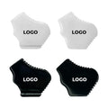 Acupuncture Comb Body Scraping Tool White Gua Sha Stone Square Natural Gua Sha Gemstone With Customized Logo Gua Sha Bian Stone