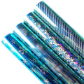 Blu-Ray Printed Illusion Laser Transparent  Pvc Film Sheets for Making Bag Handbags Cosmetic Bags