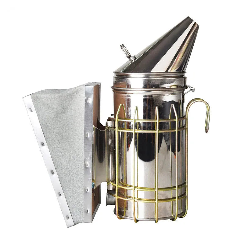 Cowhide Stainless Steel Smoke Blaster Pointed Point Smoke Blaster Keeps Bees Away