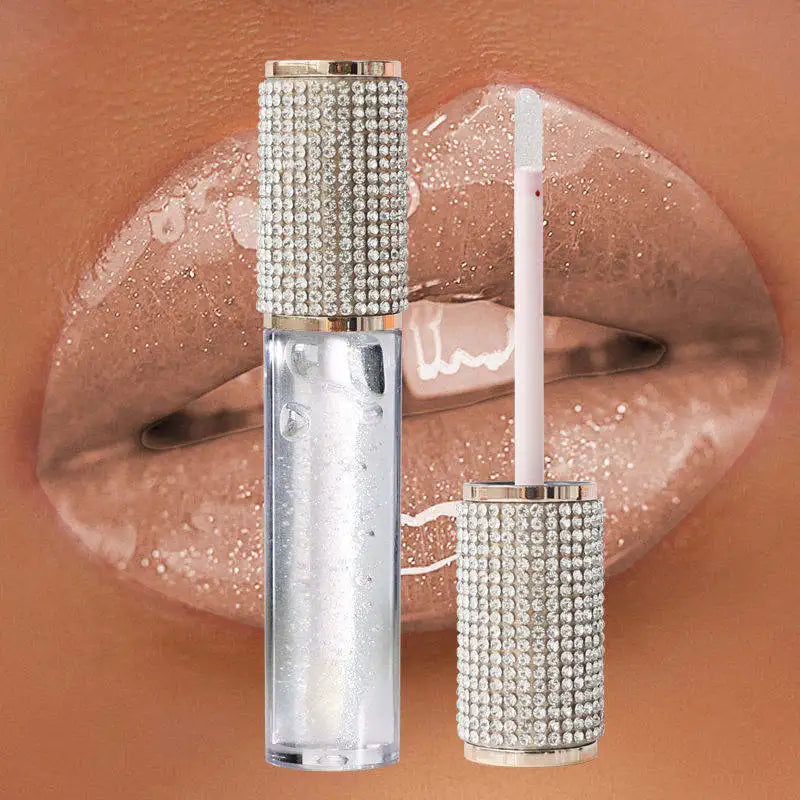 Wholesale DIY Private Label 73 Colors Moisturizing Lipgloss Vegan Diamond Tube Thick High Pigment Lipgloss