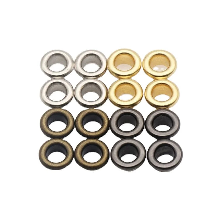 Wholesale Cheap Price Custom Size Round Metal Brass Garment Eyelets for Clothing Shoes Bags