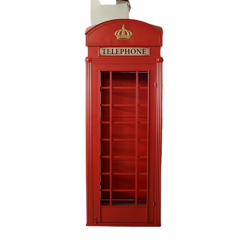 Decoration Supplies Red Pink British London Antique Tephone Booth