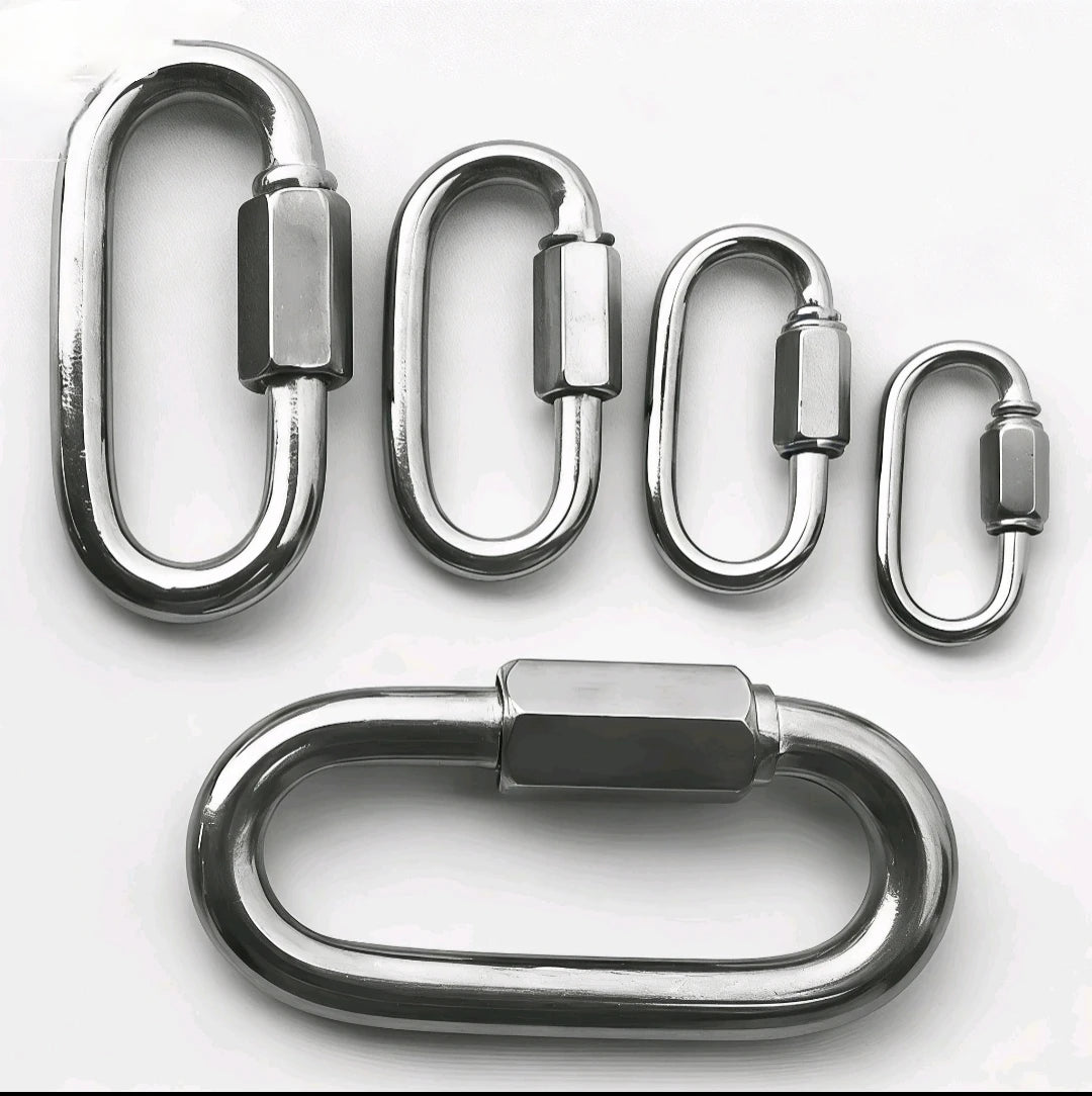 Accepted Custom Solid Welded 304 316 301 Stainless Steel O-ring O-ring for Fishing Nets - Premium Safety Snap Climbing Hook