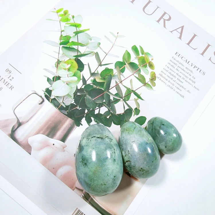Huiying Natural Set Natural Labradorite Stone Yoni Eggs For Vaginal Stone Crafts