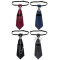 Casual Fashion Decorative Tie Gothic Chain Decor Neck Tie