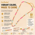 Go2boho Bohemian Crystal Beaded Necklace Women MultiColor Summer Beach Girl Gift Handmade Fashion Jewelry Miyuki Bead Necklace