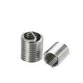 BS7751 Standard ST3*0.5*1D Type 304 Stainless Steel Screw Thread Insert Natural with Zinc Alloy Titanium Material