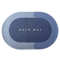 Modern Non-Slip Diatomite Bath Mat with High-Tech Lint Fabric Super Water Absorbent & Stain Resistant for Home or Hotel Use