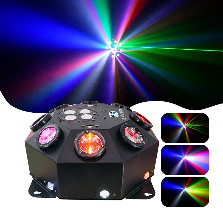 Customized Club Wedding Event Led 120W 4In1 Beam+Gobo+Laser+Strobe Effect Light
