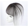 LONGFOR Stock 3D Air Bangs Small Area Head of Hair Patch Piece Human Hair Topper Ready to Ship