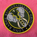 Perfect Quality Knitting logo Fabric Woven Emblem for Apparelround Shape Textile Woven Badge for Garment