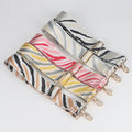 Meetee B-S1189 Color Zebra Stripes Print Adjustable Widening Crossbody One Shoulder Replacement Bag Strap